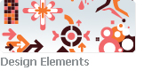 Abstract design elements - Stock illustration clip art.