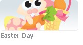 Easter Day - Stock illustration clip art.