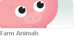 Farm Animals - Stock illustration clip art.