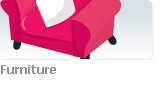 Furnitures ? Household objects - Stock illustration clip art.