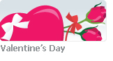 Valentine's Day - Stock illustration clip art.