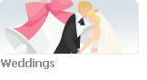 Wedding - Stock illustration clip art.